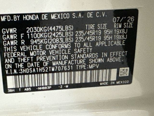 2026 Acura ADX A-Spec Package