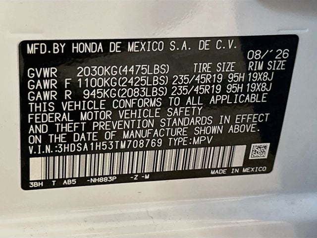 2026 Acura ADX A-Spec Package