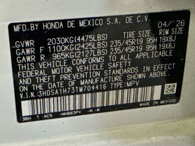 2026 Acura ADX A-Spec Advance Package