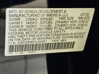 2026 Acura MDX Type S w/Advance Package SH-AWD