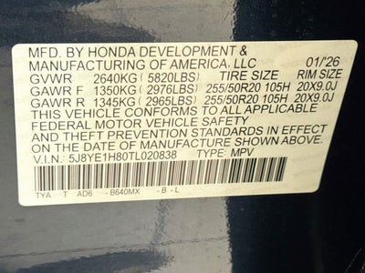 2026 Acura MDX Advance Package SH-AWD