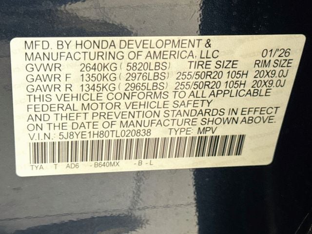 2026 Acura MDX Advance Package SH-AWD