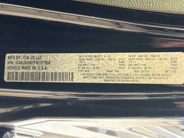 2023 Jeep Wrangler Sport S