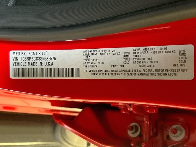 2025 RAM 1500 Tradesman