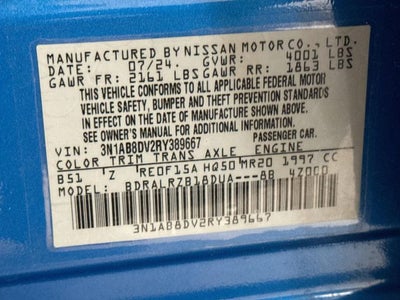 2024 Nissan Sentra SR