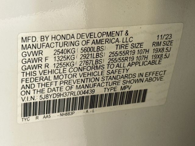 2024 Acura MDX 3.5L